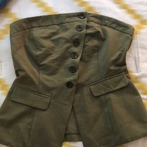 Olive Green Halter Top